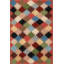Tapis décoratif multicolore à motif patchwork mixte lavable à la machine-1417222426