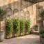 86.7 in. H x 19.7 in. W Iron Lattice Panel Trellis