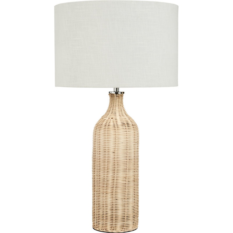 Anika Rattan Table Lamp, Natural