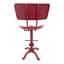 Tabouret de bar 36,5 po Rustic Red-89974195