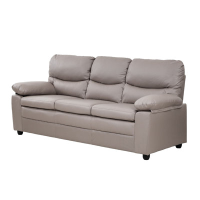 Ladeidre 3 Seater Faux Leather Sofa