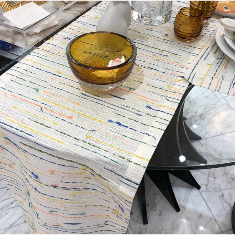 Geometric Table Runnner, 70'' L x 16'' W