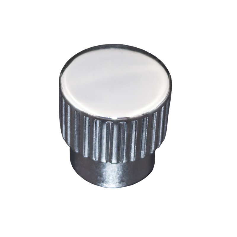 Poignée linéaire linéaire de 1 po de diamètre, Chrome poli