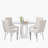 5-Piece Round Pedestal Dining Set-838432731-838432734