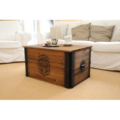 Cael Solid Wood Coffee Table