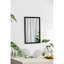 Le miroir noir de 24 po x 36 po transforme votre salon, votre chambre à coucher et votre entrée 24 x 36 po