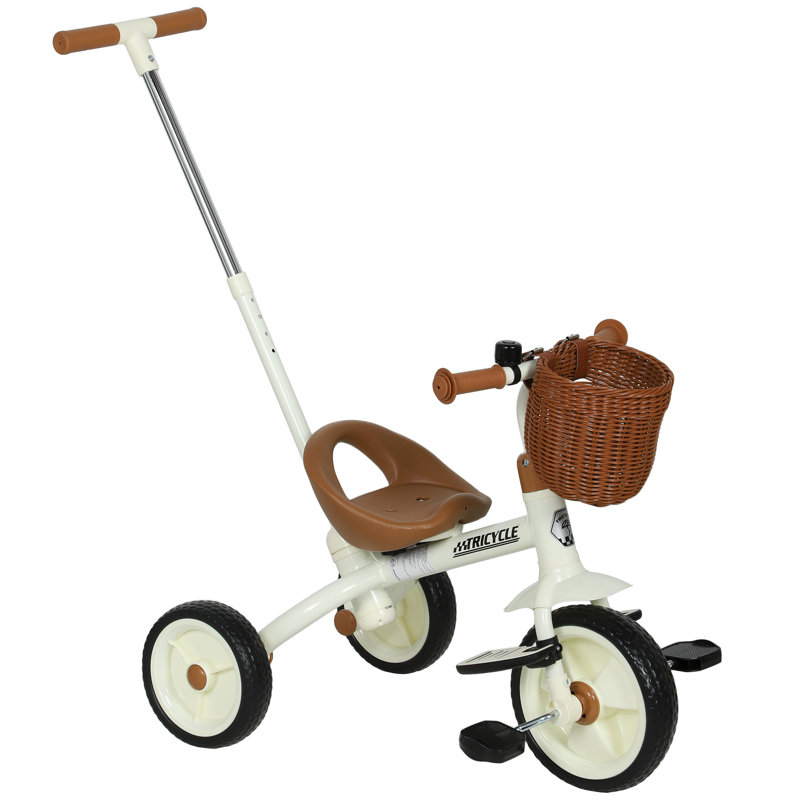 Zoomie Kids Push/Pull Ride On, White
