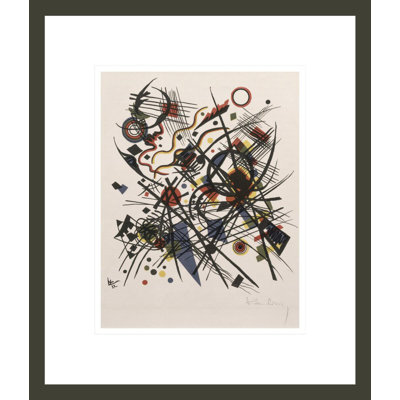 «Lithograhie fourrure matricée» par Vassily Kandinsky - Impression sur toile encadrée