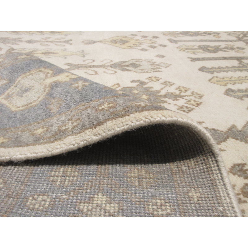 8X10 Ivory Oushak Area Rug