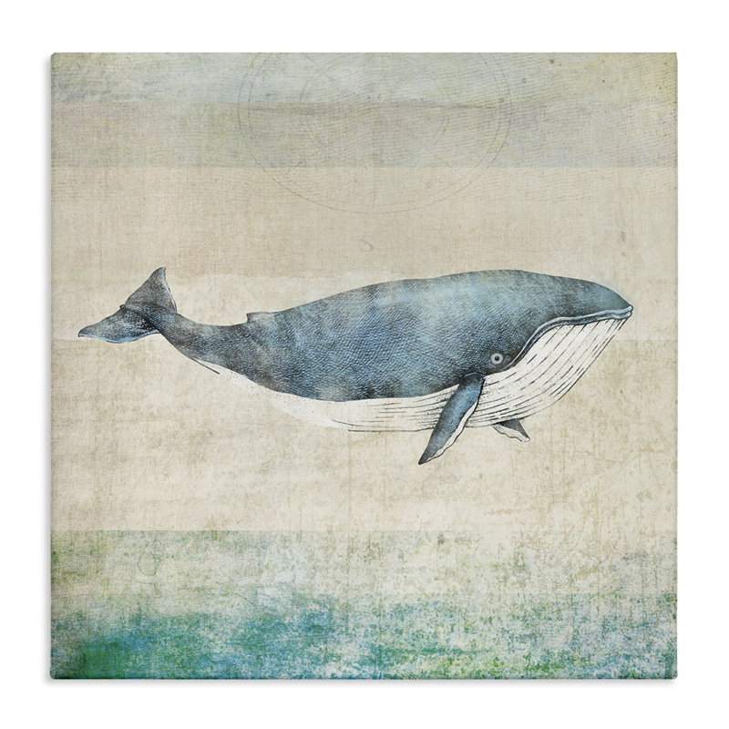 «Rustic Maritime Whale» par JG Studios, H 24 po x l 24 po