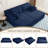 Boneless 71" Oversized Chaise Lounge Chair,Sectional Double Lounge Chaise with Pillows, Upholstered Corduroy Boneless Lounge Chair, Fluffy Modern Loveseat Sleeper Sofa for Living Room or Bedroom-476133682