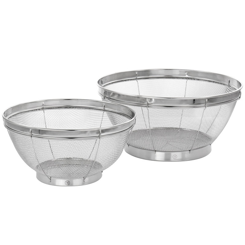 Ensemble de 2 crépines en acier inoxydable Martha Stewart