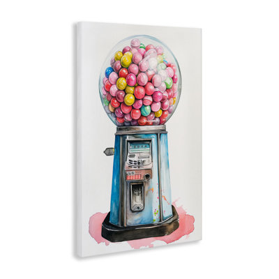 Toile rétro Gumball Machine, design par Ray Powers