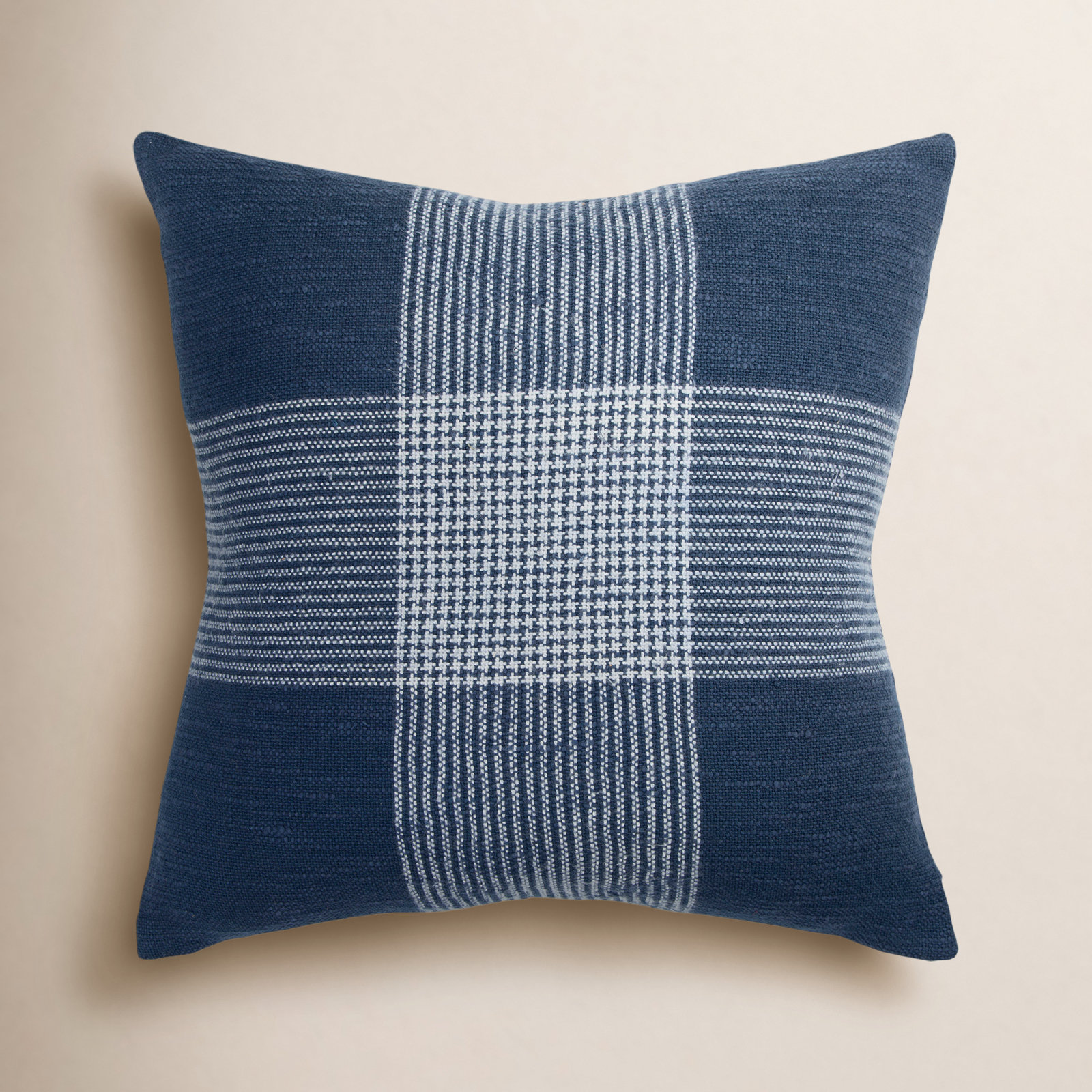 Carwyn 20" x 20" Throw Pillow, Blue