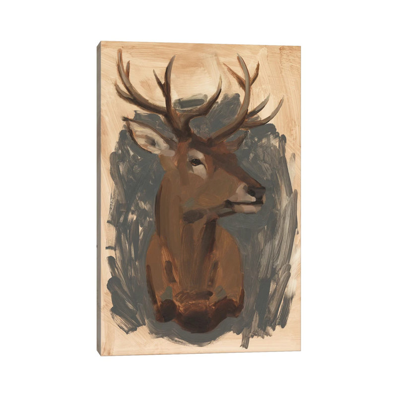 Red Deer Stag I 1 Piece Wrapped Canvas Wall Art, 45.72cm H x 30.48cm W x 1.905cm D