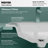 Karran Valera 23" Curved Rectangular Top Mount Vitreous China Bathroom Sink in White