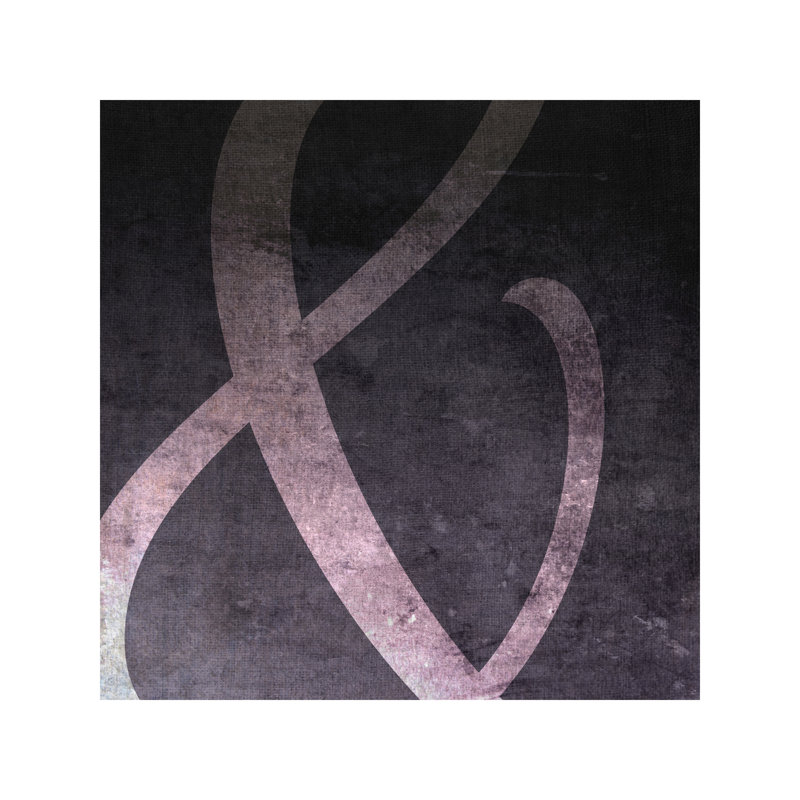 Film Negative Ampersand - Wrapped Canvas Print, 45.72 cm H x 45.72 cm W x 1.91 cm D