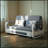 Convertible Sofa Bed with Storage, Modern Gray Design for Living Room or Guest Room-1485131267