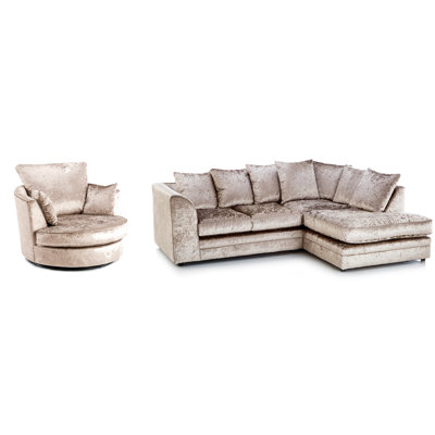 Romelia 2 Piece Velvet Standard Living Room Set