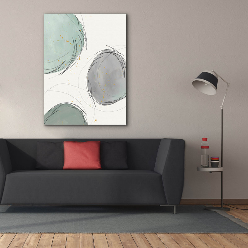 " Encircled Orbits I " by Regina Moore, 54" H x 40" W x 1.5" D