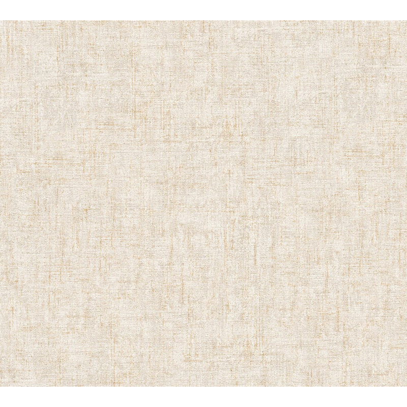Rouleau de papier peint uni en atmosphère tropical 33 pi x 21 po exotiques Taft, Crème