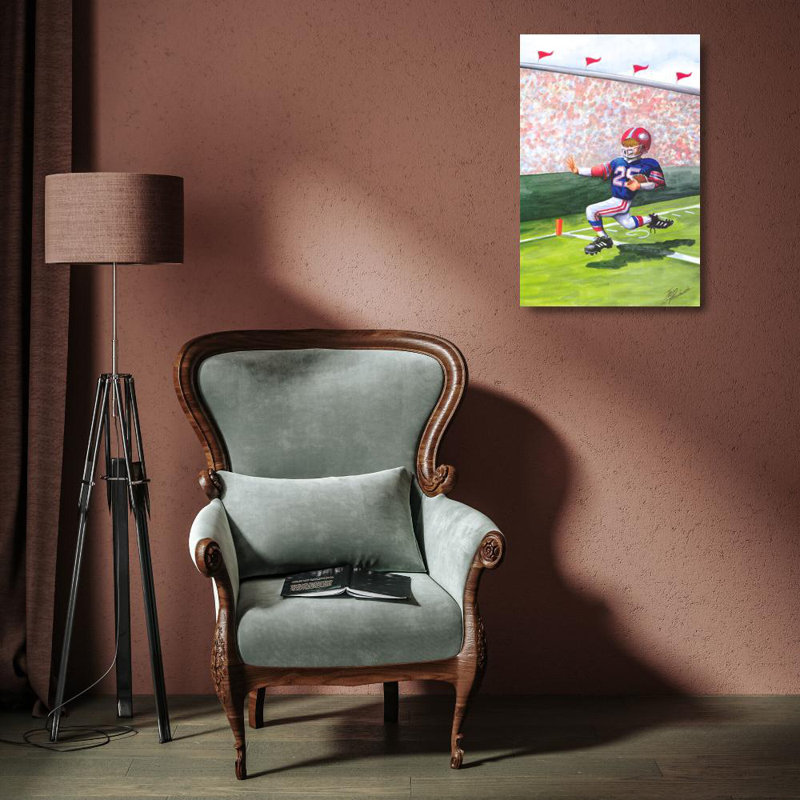 Touchdown, 18" H x 12" W