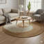 Tapis rond en jute