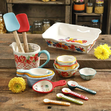 The Pioneer Woman 14-Piece Floral Melamine Baking Set 