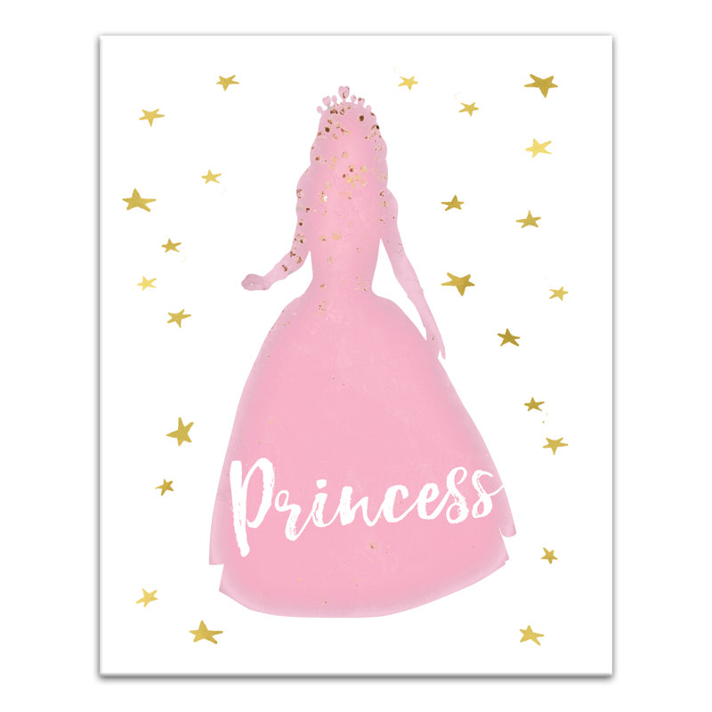 Art sur toile princess Bowie, H 20 po x l 16 po x P 1,25 po