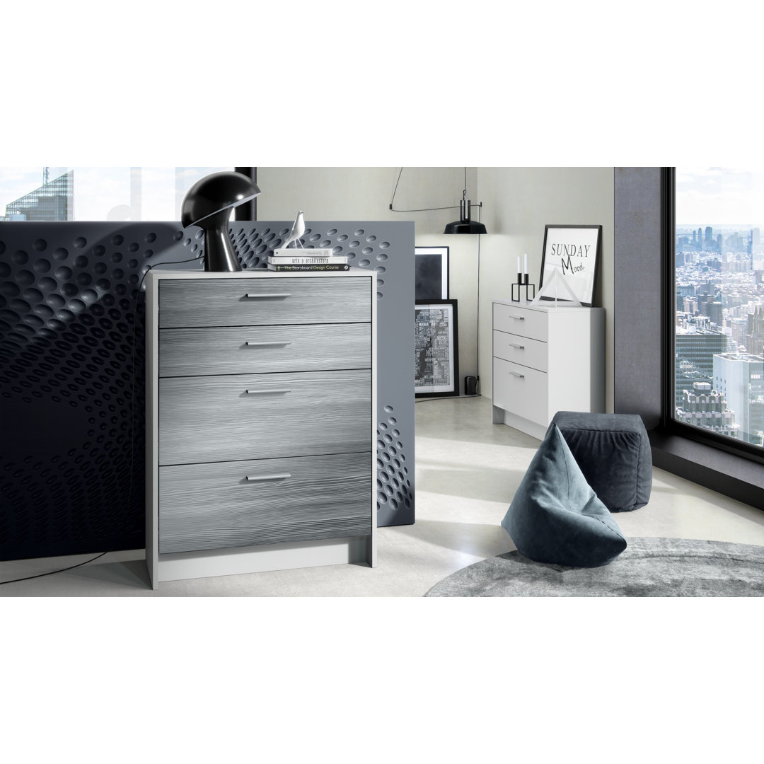 Mclawhorn 4 Drawer 76Cm W Chest Of Drawers