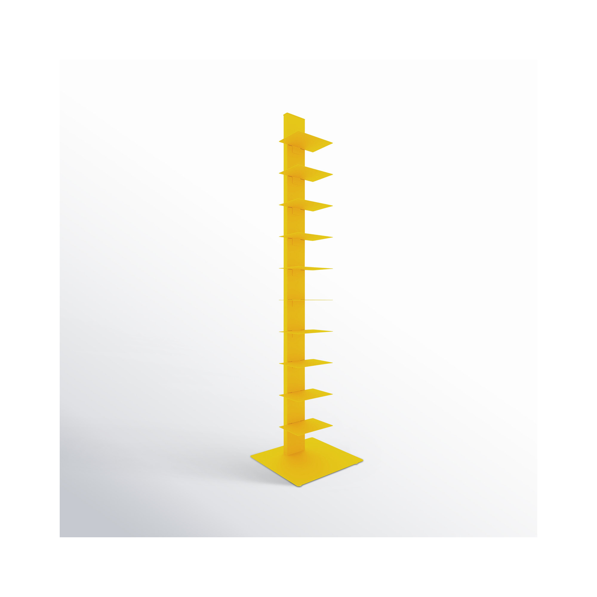 Ajax Narrow Bookcase, Yellow
