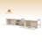 Led Floating Tv Stand,large Entertainment Stand For Tv Up To 80 Inch,tv Cabinet With Storage Shelves,sturdy Tv Console For Living Room, Bedroom-105552295