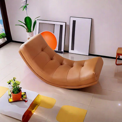 Chaise berçante en bois de frêne