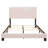 Ivory Twin Bed With Nailhead Trim-2021340565-2021340564
