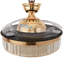 Ventilateur de plafond en cristal de 42 pouces avec lustre cylindrique et ventilateur