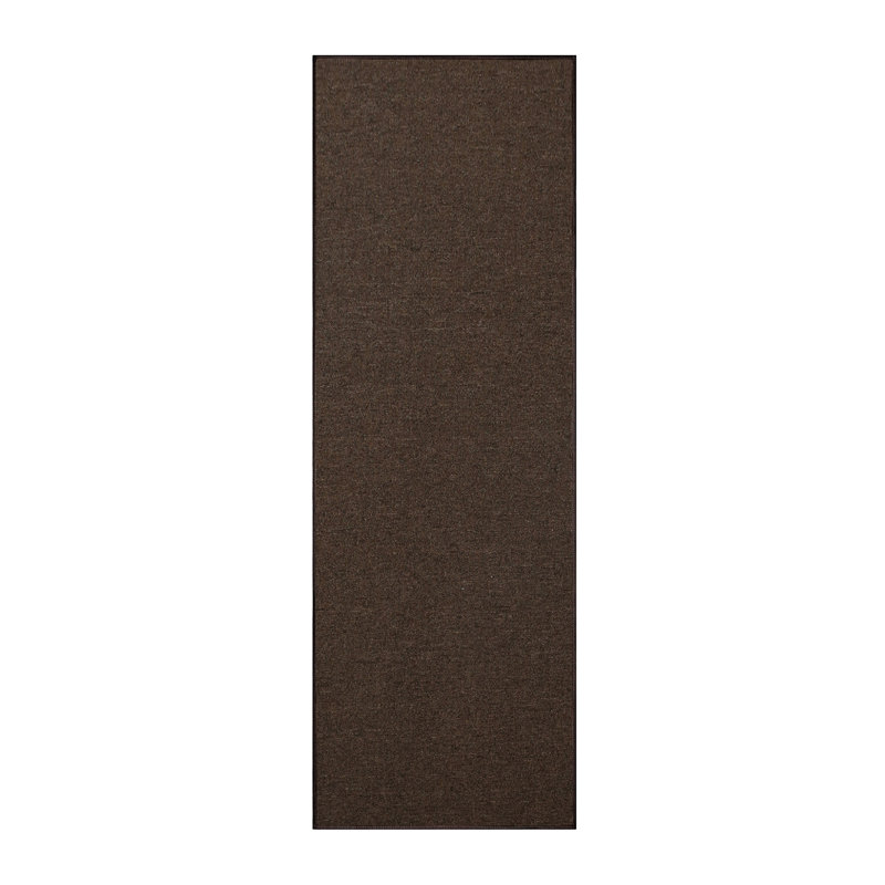 Amoritta Furnish my Place Modern Indoor/Outdoor Commercial Solid Color Rug - Pet and Kids Friendly Rug, Stain Resistant, Floor Carpet for Living Room & Hallway, Wedding - Chocolate