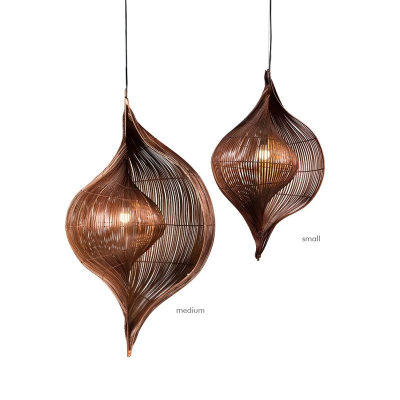 Conch 1 - Light Pendant, 39.25" H x 24.5" W x 21.5" D, Dark Copper