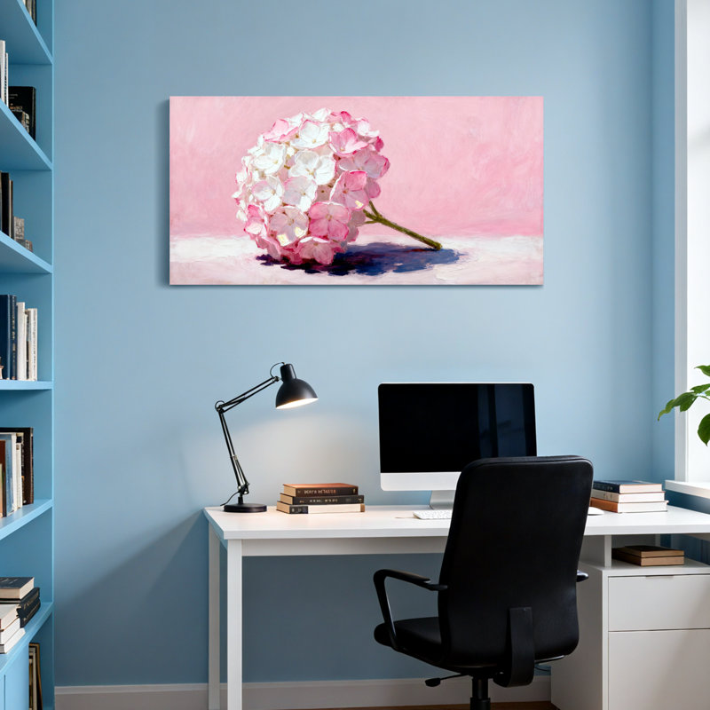 Plantes et fleurs, fleurs d'hortensias, H 16 po x l 32 po