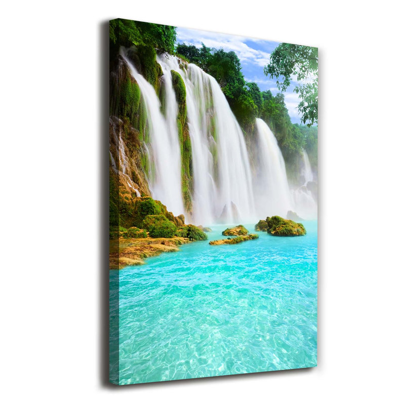 Waterfall - Wrapped Canvas Print