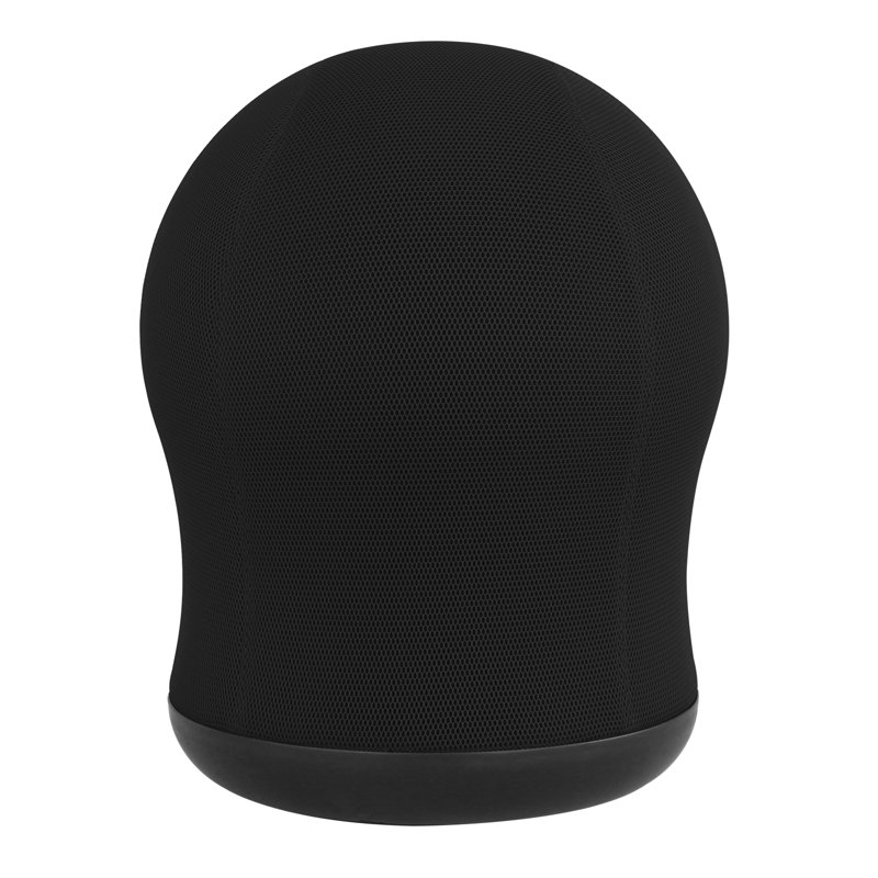 Ergonomic Ball Chair, Black, Fabric