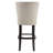 Upholstered Counter Stool with Solid Wood Frame-48367411