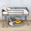 Wood Twin Loft Bed With Ladder-3150998