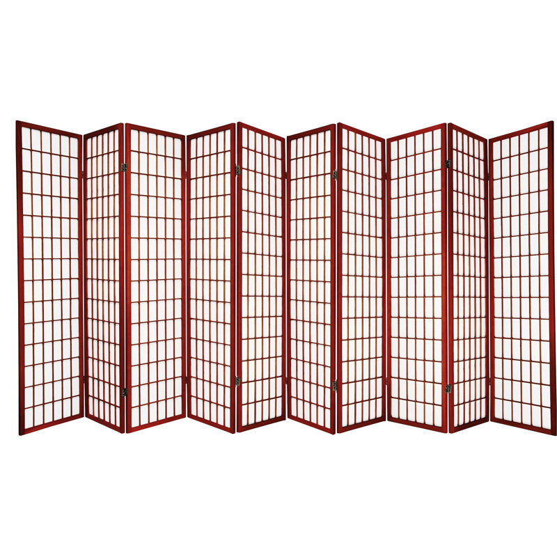 Grand paravent / paravent, Cerisier, H 70 po x l 50 po x P 6 po, 3