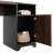 Daylie 59''  Executive Desk with File and Storage Drawers and Cabinet, Computer Writing Desk with Keyboard Tray and 2 Open Compartments for Home Office-2015012112