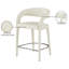 Tabouret de comptoir en simili cuir Arthur-William-73672586
