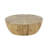 Brown Mango Wood Handmade Round Living Room Coffee Table, 36" x 36" x 13"