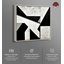 «Cubos Abstracts Canvas», art abstrait noir et blanc par Notoriart-104452508-112213631