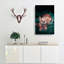 Lioness Duo In Abstract - Wrapped Canvas-55307646