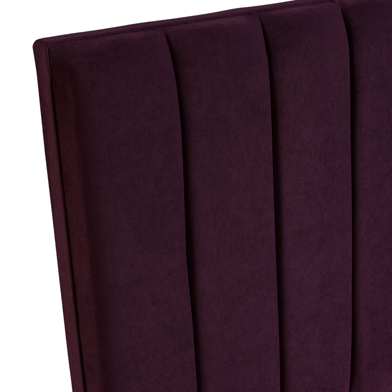 Elyse Upholstered Headboard, Kingsize, Purple