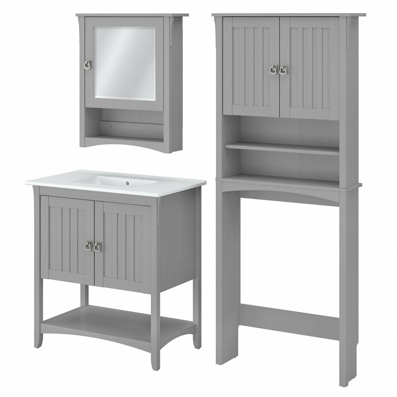 Meuble-lavabo simple 32 po , Cape Cod gris